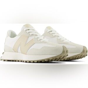 New Balance 327 White and Cream